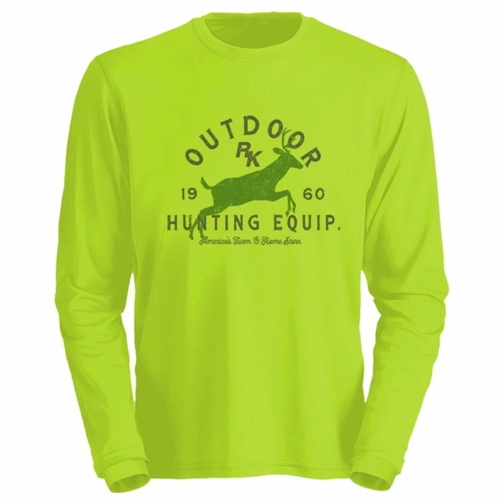 Rural King Brand Men's Outdoor Hunting Equipment Long Sleeve T-Shirt - RKPLS-23-GRN - Long Sleeve Shirts 3 Rural King Brand Men's Outdoor Hunting Equipment Long Sleeve T-Shirt - RKPLS-23-GRN - Long Sleeve Shirts