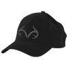 RK RealTree Men's Antler Outline Trucker Cap Solid Black - RTPCAP-371 - Hats -Clothing & Shoes Sales 63703fc50f5eed6522d29717dce9d0480e569dd0 RTPCAP 371 BLACK