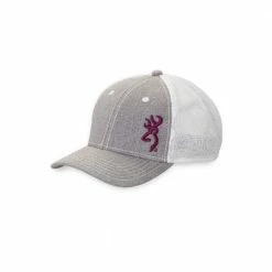 Browning Women's Cap - Nadia - White Mesh Back with Gray Front - Hats