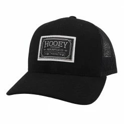 Hooey Men's Doc Trucker Cap Black - 2102T-BK - Hats