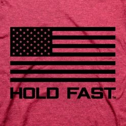 Hold Fast For God And Country Short Sleeve T-Shirt, Red Heather 3X-Large - KHF35003X - Graphic T-Shirt -Clothing & Shoes Sales 65c03f81fdb48b4c801a8e2927475780a125b81d KHF3500 3 2