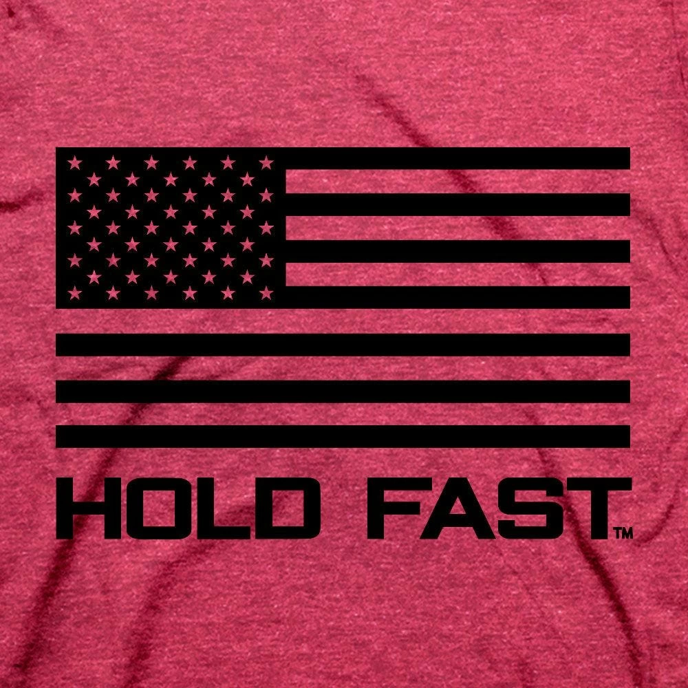 Hold Fast For God And Country Short Sleeve T-Shirt, Red Heather Medium - KHF3500MD - Graphic T-Shirt 5 Hold Fast For God And Country Short Sleeve T-Shirt, Red Heather Medium - KHF3500MD - Graphic T-Shirt - Image 3