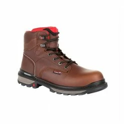 Rocky Rams Horn Men's Composite Toe Waterproof Work Boot Brown - RKK0257 - Men's Boots