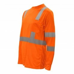 Cordova Class 3 Long Sleeve Orange T-Shirt - SPV510 - Hi-Vis Clothing