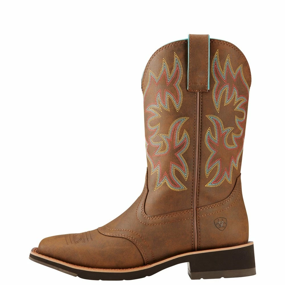 Ariat Women's Delilah Western Boot Toasted Brown - 10018676 - Women's Western Boots 6 Ariat Women's Delilah Western Boot Toasted Brown - 10018676 - Women's Western Boots - Image 4