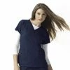 WonderWink Women's Sporty V-Neck Scrub Top Navy - 6214ANVY - Tops -Clothing & Shoes Sales 7c87eb204c2a5fa125ad8d7bb4e2c68a078de3fd 6214ANVY