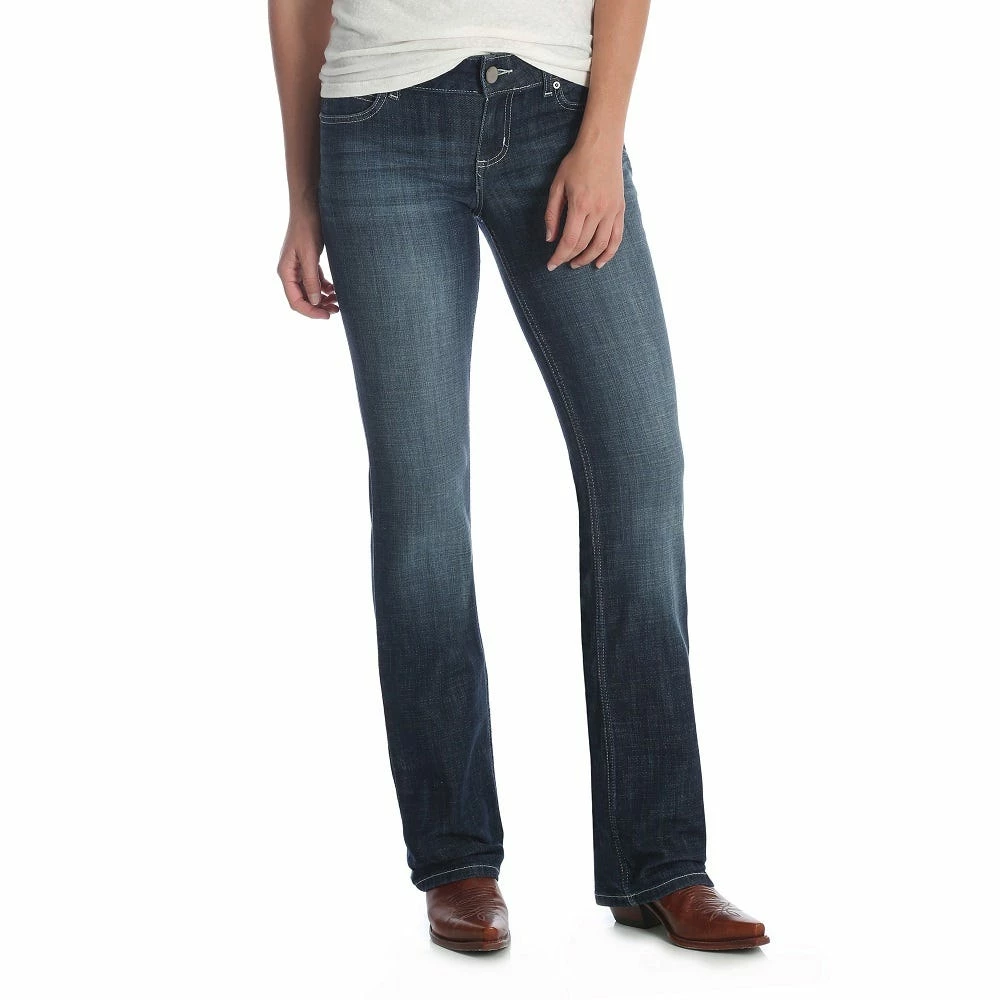 Wrangler Western Women's Mid-Rise Boot Cut Jeans - 09MWZDO 3 Wrangler Western Women's Mid-Rise Boot Cut Jeans - 09MWZDO
