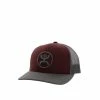 Hooey Men's O Classic Maroon/Grey 6-Panel Trucker Hat, One Size - 2209T-MAGY - Hats -Clothing & Shoes Sales 81d15224d2a7b38aa0c3279770d4220f40de229a 2209T MAGY