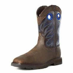 Ariat Men's Groundbreaker Steel Toe Work Boot Brown - 10034720 - Men's Boots