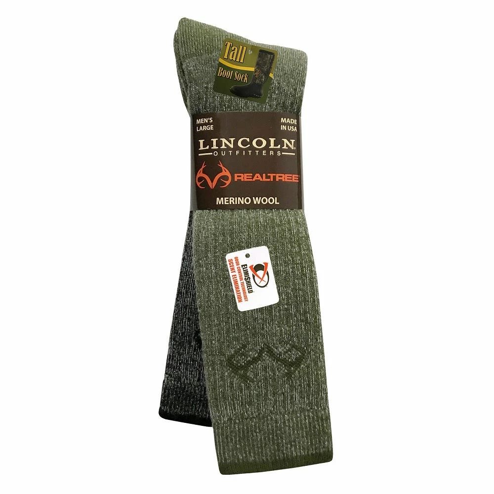 Lincoln Outfitters Men's Elimishield Merino Wool Tall Boot Sock 2 Pack Assorted - RT/L2/9676-ASST - Socks 3 Lincoln Outfitters Men's Elimishield Merino Wool Tall Boot Sock 2 Pack Assorted - RT/L2/9676-ASST - Socks