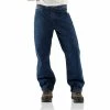 Carhartt Men's Flame Resistant Signature Denim Dungaree Jean - FRB13-DNM - Work Dungaree Pant -Clothing & Shoes Sales 90be011063354267754a6ff23b8f58a40fef92c3 FRB13 DNM