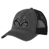 RK RealTree Men's Antler Outline Trucker Cap Charcoal - RTPCAP-370 - Hats -Clothing & Shoes Sales 93647b65a25c3cbe5f62db3b09cda0567da160e4 RTPCAP 370 CHARCOAL