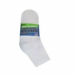 Carolina Hosiery Men's Non-Binding Cotton Quarter Sock 2 Pack - White / Size Xl 2/9168-W-XL - Socks -Clothing & Shoes Sales 94f5d251316199664a73f5b6fa5b06e90219b826 86591782