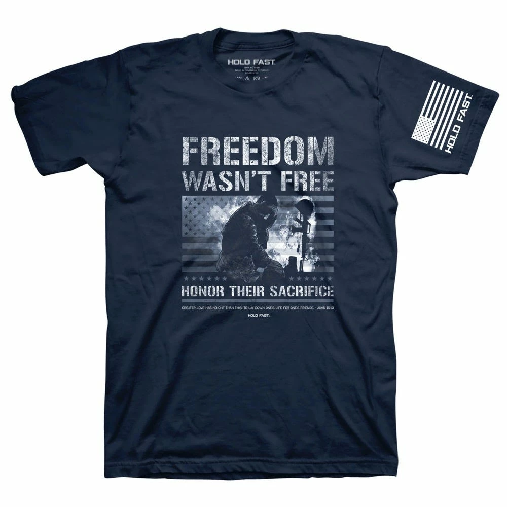 Kerusso Hold Fast Men's Short Sleeve T-Shirt Freedom Wasn't Free - KHF3339 - T-Shirts 3 Kerusso Hold Fast Men's Short Sleeve T-Shirt Freedom Wasn't Free - KHF3339 - T-Shirts