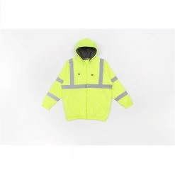 Utility Pro Men's Hi-Vis Lightweight Softshell Hoodie Hi-Vis Yellow - UHV424T - Hooded Sweatshirts