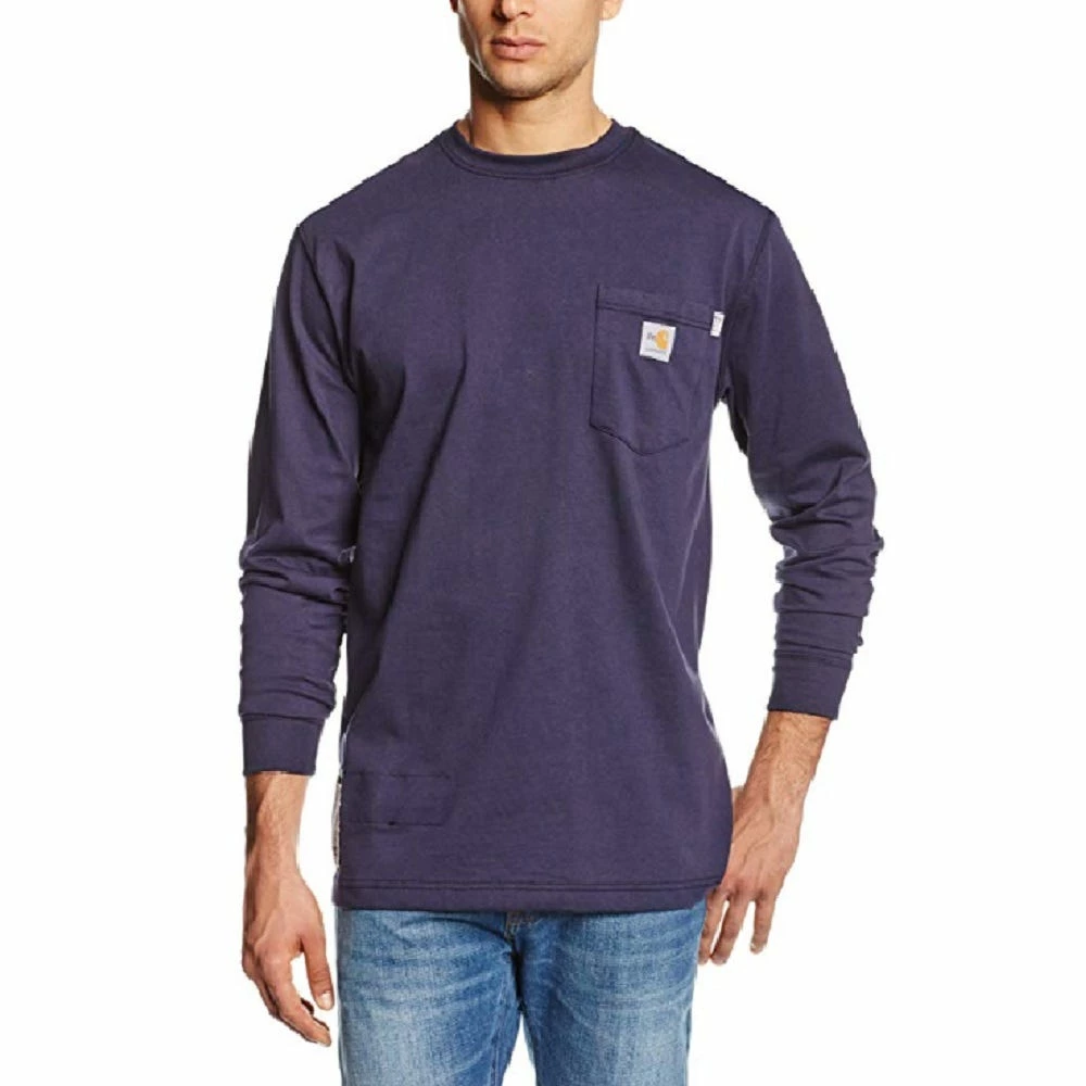 Carhartt Men's Fire Resistant Force Cotton Long Sleeve T-Shirt - 100235 - Carhartt Men's T-Shirts 3 Carhartt Men's Fire Resistant Force Cotton Long Sleeve T-Shirt - 100235 - Carhartt Men's T-Shirts