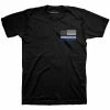 Hold Fast Men's Police Flag Short Sleeve T-Shirt - KHF3816 - Graphic T-Shirt -Clothing & Shoes Sales 9c7a82a1422dd1a438fb7f09a31496223bcfc518 Police Flag KHF3816 Black Front Gildan MOCK UP