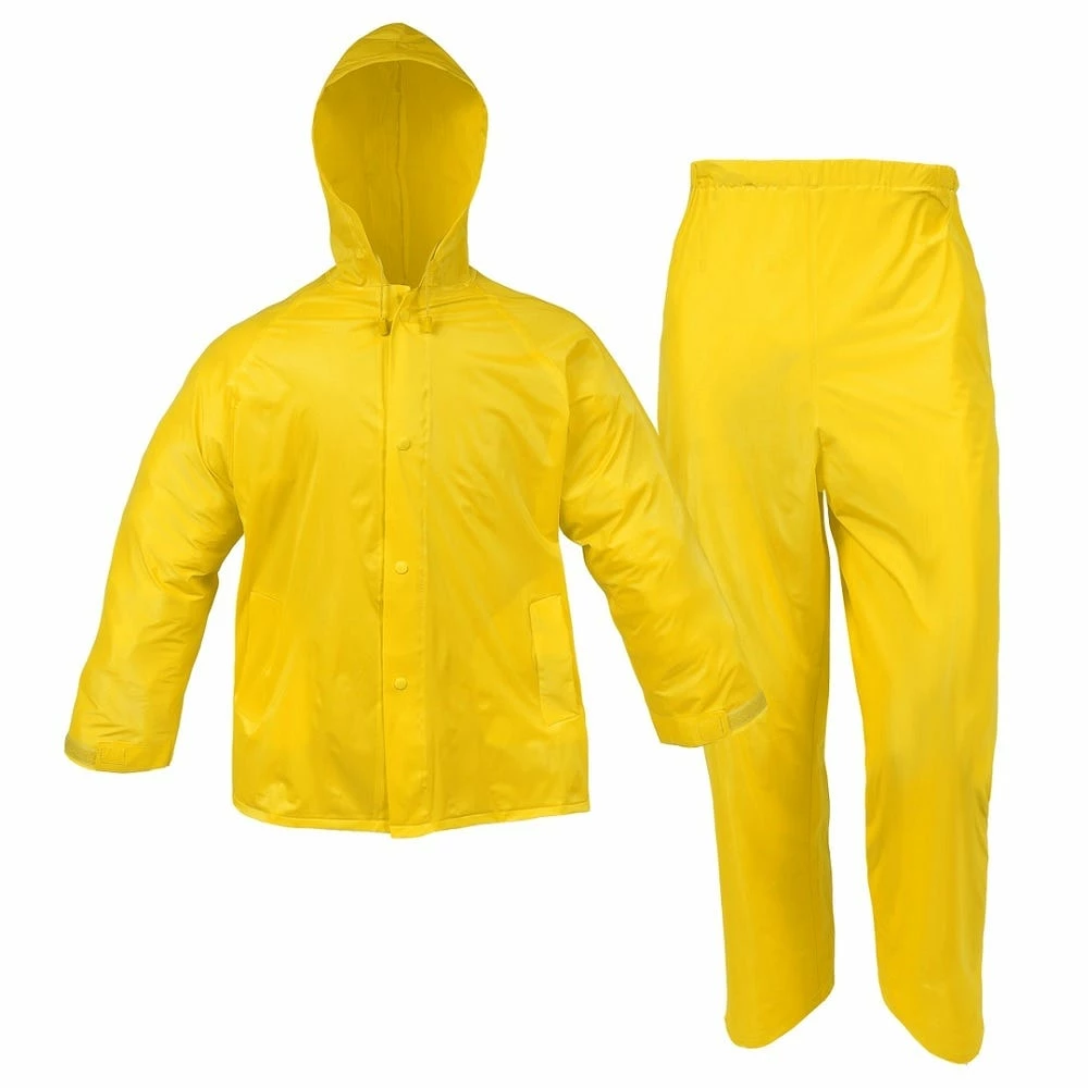 Huntworth Men’s .20mm PVC Yellow Rain Suit - 82201-YW - Raingear 3 Huntworth Men’s .20mm PVC Yellow Rain Suit - 82201-YW - Raingear