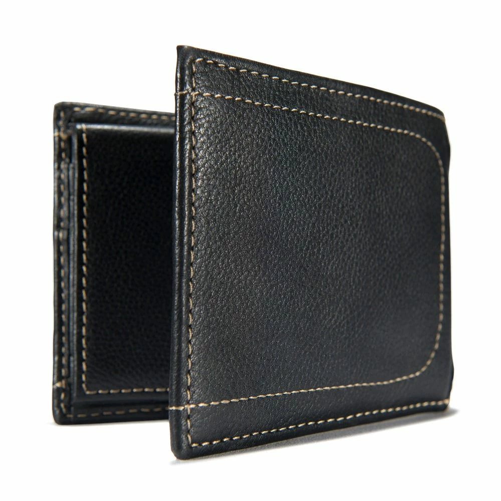 Carhartt Men's Milled Pebble Leather Passcase Wallet Black - B0000210001 - Men's Wallets 5 Carhartt Men's Milled Pebble Leather Passcase Wallet Black - B0000210001 - Men's Wallets - Image 3