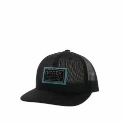 Hooey Men's Doc Black 6-Panel Trucker Hat, One Size - 2202T-BK - Hats