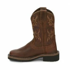 Justin Boy's Cattleman Brown Western Boot - SK4681 - Kid's Western Boots -Clothing & Shoes Sales a2f4b5dabb8c1f4c21e934eb1056d0db4d08b97b SK4681 7