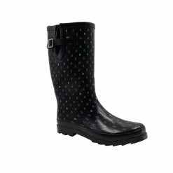 Via Rosa Women's Rubber Rainboots Black - RBW42970 - Women's Boots