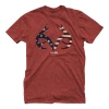 RK RealTree Men's Flag Antler Short Sleeve T-Shirt Red Heather - RTP-3017-RDH - T-Shirts -Clothing & Shoes Sales a5004a12c07e93fe8367d745a51ff33855cad680 RTP 3017 RED HEATHER