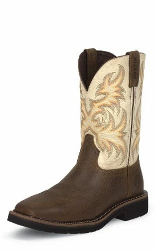 Justin Men's Square Toe 11 Inch Western Boots Copper Kettle - WK4683 - Men's Western Boots 26 Justin Men's Square Toe 11 Inch Western Boots Copper Kettle - WK4683 - Men's Western Boots - Image 24