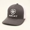 Ariat Men's R112 Cap with Center Signature Logo Shield Grey - A300003206 - Hats & Caps -Clothing & Shoes Sales aa76ed4694a6e51dc3b7a165a1af1b52dee06136 A300003206
