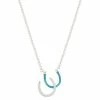 Montana Silversmiths Montana Silversmith Tilted Double Opal Cubic Zirconia Horseshoe Necklace with 19" Chain - NC3977 - Jewelry -Clothing & Shoes Sales aaef5d26a5a3c8992b699124bf73534c11b71f42 17539934 17539934 image nc3977