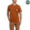 Carhartt Men's Force Cotton Delmont Short Sleeve T-Shirt - 100410 - T-Shirts -Clothing & Shoes Sales ab3cd410ce60457032c41763b62120068d769d47 1000410