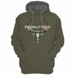 RK RealTree Men's Long Sleeve Fleece Hoodie Deep Lichen - RTH-3078 - Hooded Sweatshirts