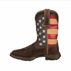 Rocky Brands Durango Women's 10" Brown with Union Flag Boot - RD4414 - Women's Boots