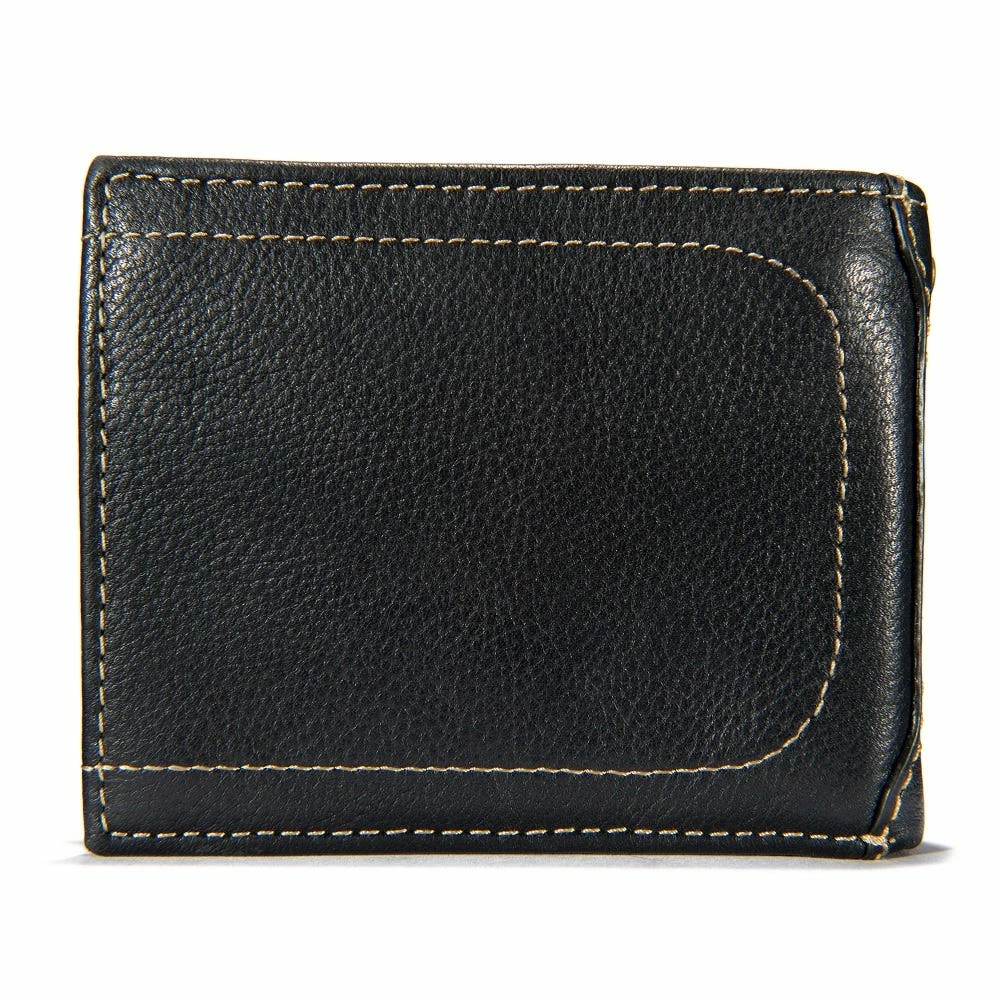 Carhartt Men's Milled Pebble Leather Passcase Wallet Black - B0000210001 - Men's Wallets 3 Carhartt Men's Milled Pebble Leather Passcase Wallet Black - B0000210001 - Men's Wallets