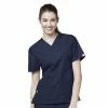 WonderWink Women's The Bravo V-Neck Top Navy - 6016ANVY - Tops -Clothing & Shoes Sales ba5428182702b02564e6f65a6c00b10d22ad595f 6016ANVY