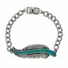 Montana Silversmiths Montana Silversmith Silver Opal Feather Chain Link Bracelet BC1320 - Jewelry -Clothing & Shoes Sales c13a42e5520267c3dbd2e6a6fd1593d4af795dfb 17539493 17539493 image bc1320
