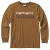 Carhartt Boy's Long Sleeve Cotton Graphic Tee Brown - CA6095-D15H-JT1 - T-Shirts -Clothing & Shoes Sales c749c7992cfab33f8651f969bf4b688f5c1ad0d3 CA6095 D15H 1