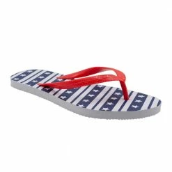 Gina Group Women's Flip Flop Sandal Stars & Stripes - EVW41101 - Thong Sandals Women's