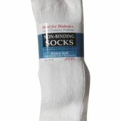Various Brands Carolina Hosiery Men's Diabetic Over the Calf Sock Size 10-13 2 Pack 2/8811 - Shoe Care & Storage
