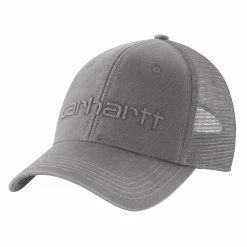 Carhartt Men's Dunmore Mesh Back Cap Gray - 101195-066 - Hats