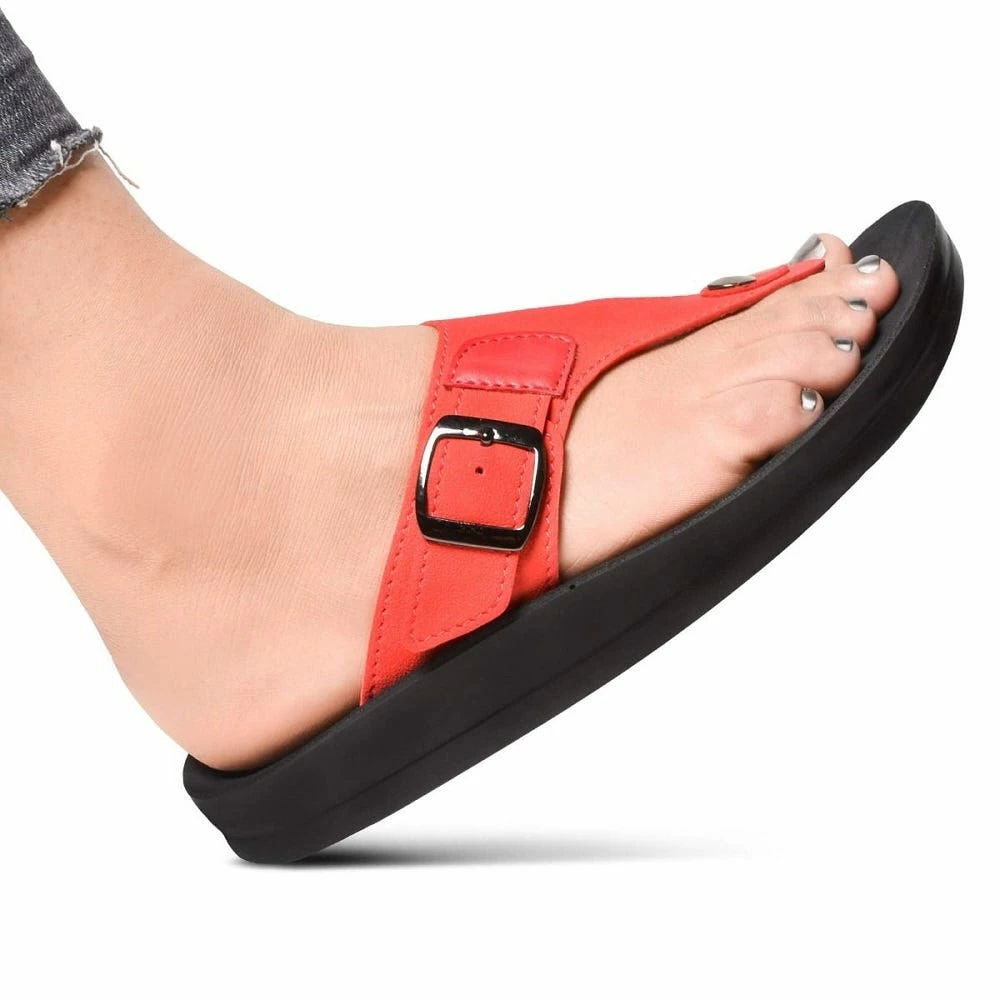 Aerothotic Women's Trench Thong Sandals Red - L0606 ND-RED - Thong Sandals Women's 3 Aerothotic Women's Trench Thong Sandals Red - L0606 ND-RED - Thong Sandals Women's