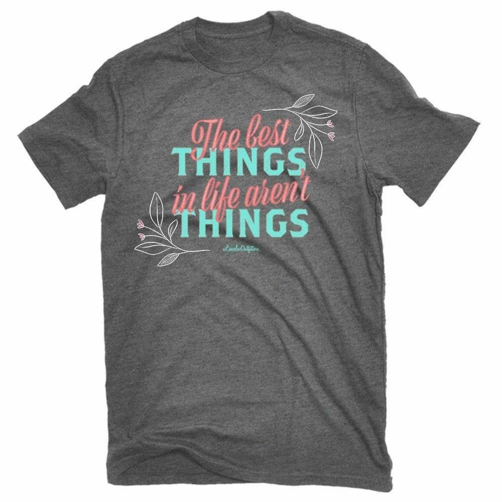 Lincoln Outfitters Ladies Best Things Aren't Things Short Sleeve T-Shirt - LO-L192 - T-Shirts 3 Lincoln Outfitters Ladies Best Things Aren't Things Short Sleeve T-Shirt - LO-L192 - T-Shirts