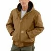 Carhartt Men's Duck Quilted Flannel-Lined Active Jacket - J140 - Coats & Jackets -Clothing & Shoes Sales d306a3c3e823dc1179c5852518f87613dc46ae8e J140 BRN