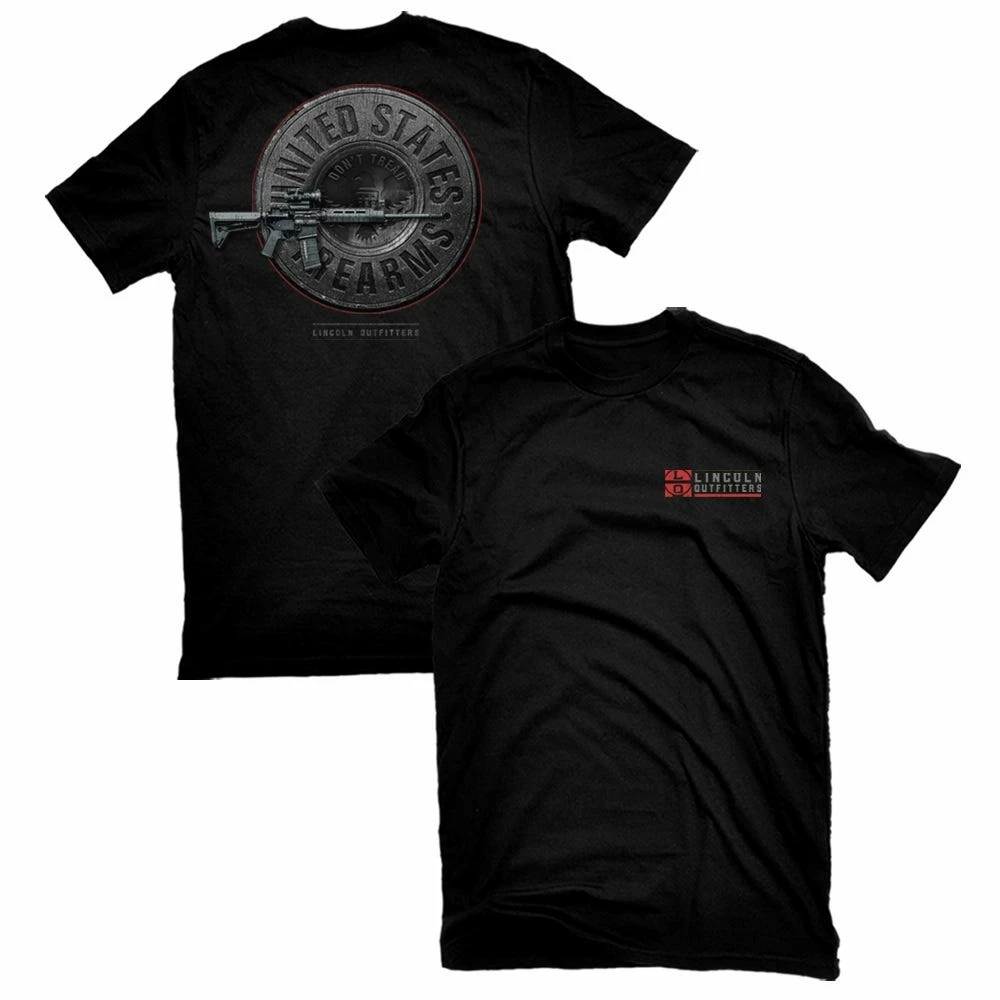 Lincoln Outfitters Men's Short Sleeve United States Firearms Design T-Shirt Black - LO-138 - T-Shirts 3 Lincoln Outfitters Men's Short Sleeve United States Firearms Design T-Shirt Black - LO-138 - T-Shirts
