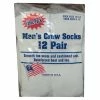 Carolina Hosiery Men's Socks 12 Pack White Large - 9093-W-L -Clothing & Shoes Sales d762317e6841e860a2be42659dcde3e10bb4357a 86590806 1