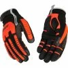 Kinco Men's KincoPro Hi-Vis Synthetic with Impact Protection and Pull-Strap Gloves Black - 2070HVA -Clothing & Shoes Sales d7945a72d5522aad7d92a770fe5db456b9cf21a2 2070HVA On Hands