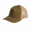Browning Men's Cap - Bloodline Loden - Tan Mesh Back With Loden Front - Hats