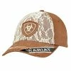 Ariat Ladies Brown Cap With Cream Lace And Brown Ariat Patch 1514802 - Hats & Caps -Clothing & Shoes Sales dac5af0ff95e5b7b8d32cf077edd182a0c70b795 125172837