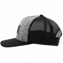 Hooey Men's Doc Grey/Black 5-Panel Trucker Hat, One Size - 2202T-GYBK - Hats -Clothing & Shoes Sales df3aa4b55ce978c93669f4d03abe64fc02afbfac 2202T GYBK05