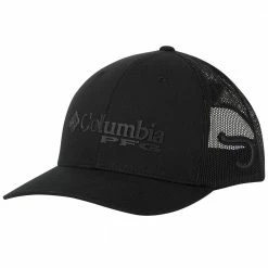 Columbia PHG Mesh Snap Back Hooks Ball Cap Black - 1714811016 - Hats